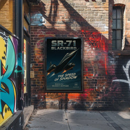 SR-71 Blackbird The Speed of Shadow Poster