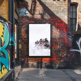 Misty Mountain Serenity Poster