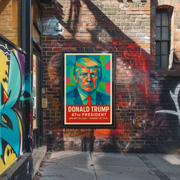 Donald Trump Vibrant Leadership Reimagined Poster