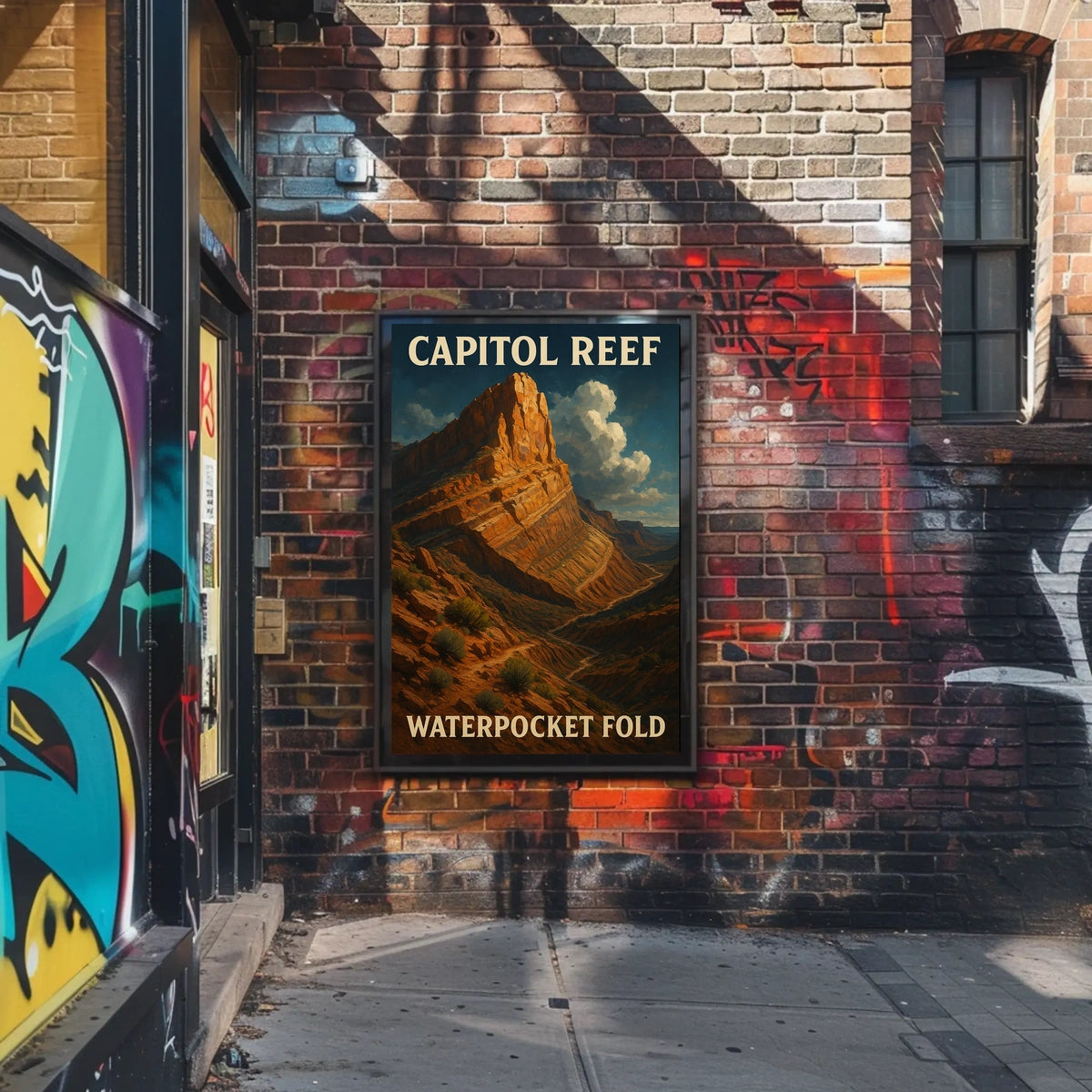 Capitol Reef Waterpocket Fold Poster
