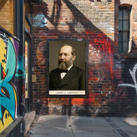 James A. Garfield Presidential Historical Poster