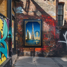 Architectural Wonders of Dubai Poster
