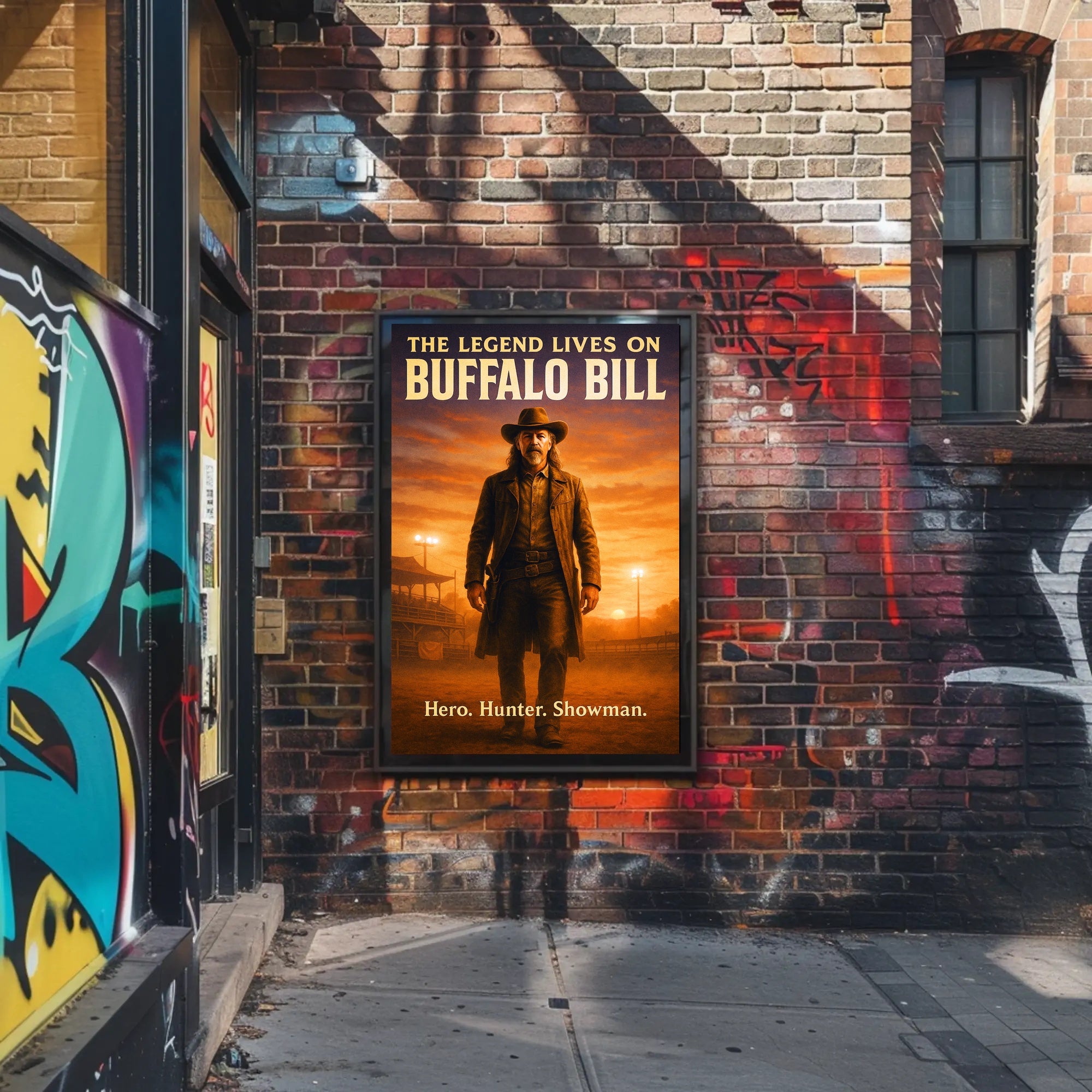 Buffalo Bill The Legend Lives On Poster PosterGoat