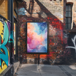 Abstract Color Symphony Abstract Poster PosterGoat