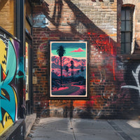 Desert Sunset Serenity Poster