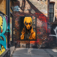 Futuristic Sentinel Poster PosterGoat