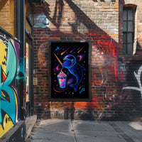 Cosmic Narwhal Adventure Poster