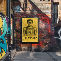 Jim Thorpe Portrait Poster