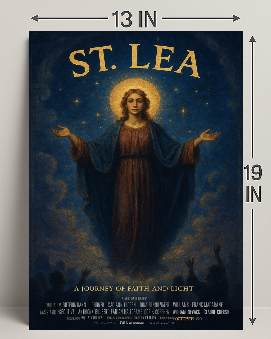 St. Lea A Journey Of Faith And Light Poster