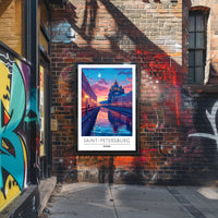 Saint Petersburg Cathedral Poster