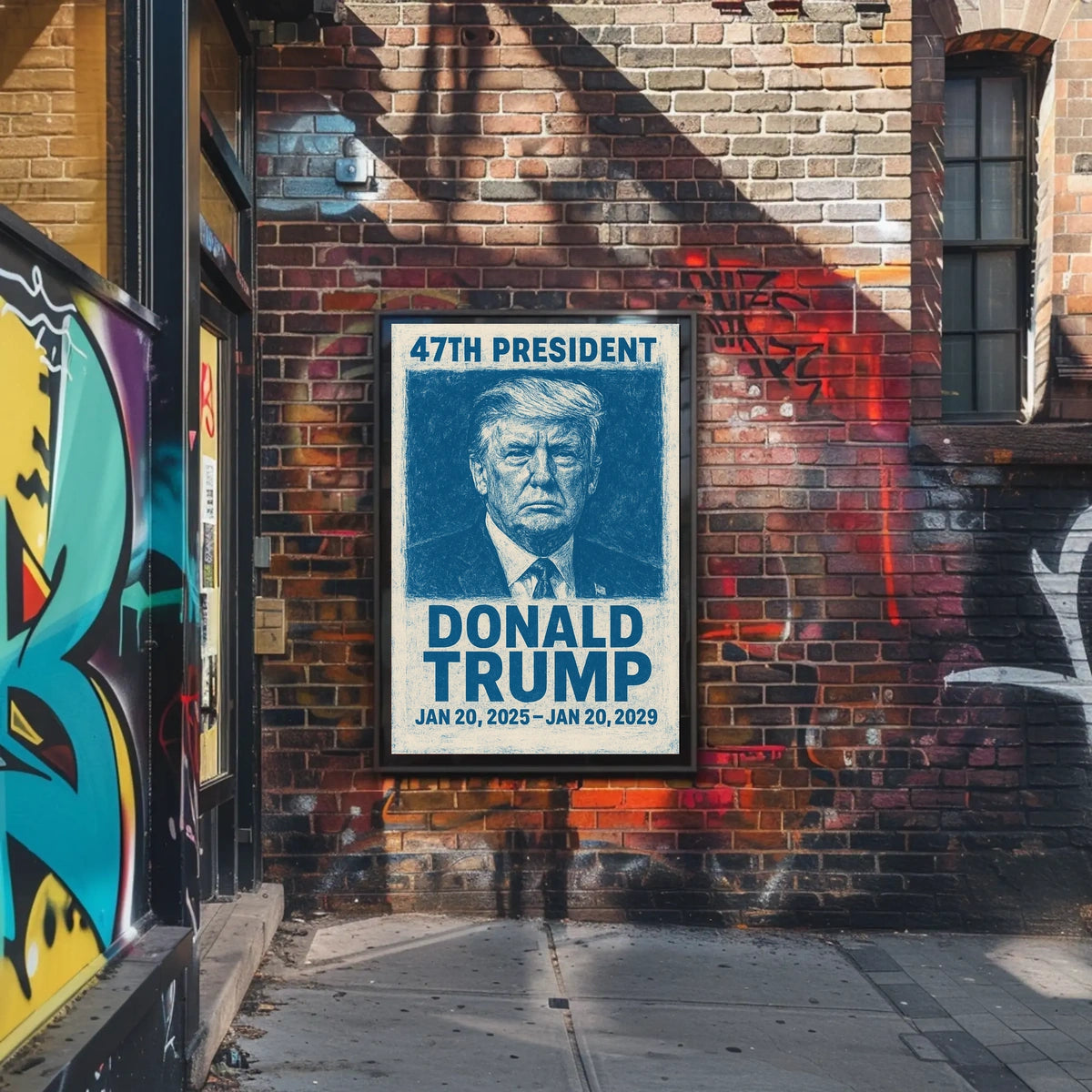 Trump Leadership Legacy Patriotic Portrait Poster