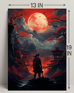 Samurai Under The Blood Moon Poster