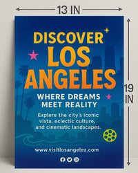 Discover Los Angeles Wall Art Print PosterGoat