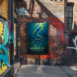 Ribbon Eel Grace in Motion Poster