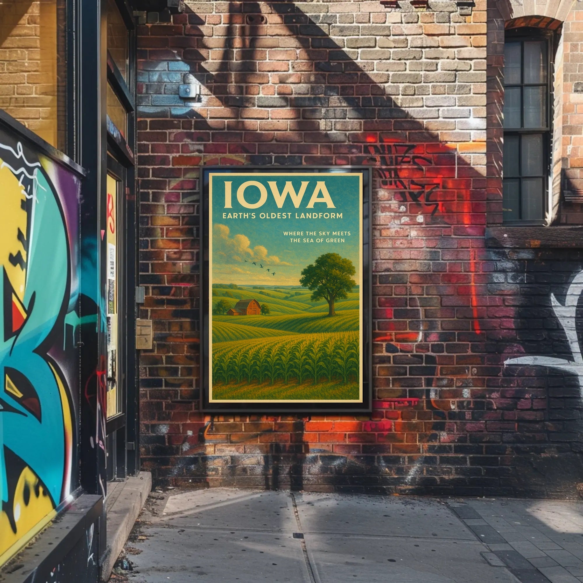 Iowa EarthS Oldest Landform Poster