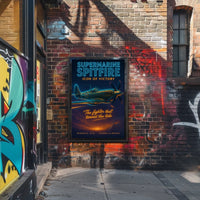Supermarine Spitfire Icon of Victory Poster