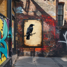 The Watchful Raven Poster