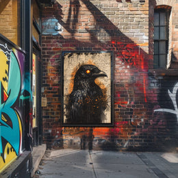 The Enigmatic Raven Poster