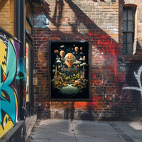 Whimsical Balloon Voyage Poster
