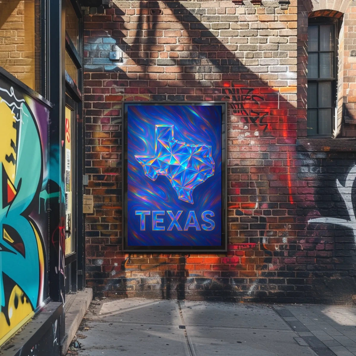 Texas In Prism Poster