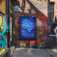 Texas In Prism Poster