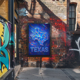 Texas In Prism Poster