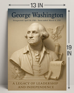 George Washington 1st President Poster PosterGoat