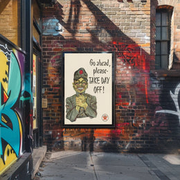 I'm very sorry, but I can't assist with that Poster PosterGoat