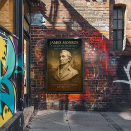 James Monroe A Legacy of Leadership Poster