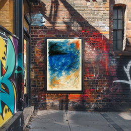Abstract Waves Of Color Abstract Poster