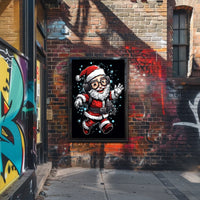 Tech-Savvy Santa Poster
