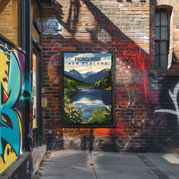 Fiordland, New Zealand Poster