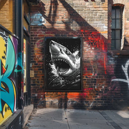 The Ferocious Shark Poster