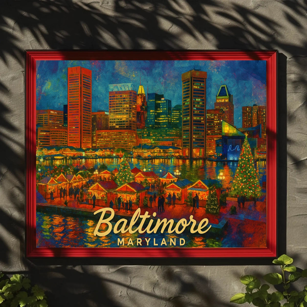 Baltimore Holiday Market Poster