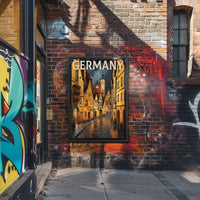 Charming Streets of Germany Poster