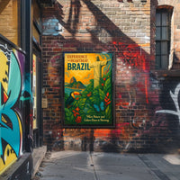 Experience The Heartbeat Of Brazil Poster