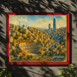 Amman Cityscape Poster