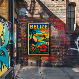 Belize Tropical Paradise Poster