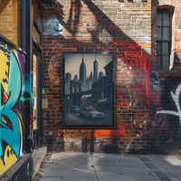 New York City Skyline Art Poster