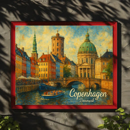 Copenhagen Charm Poster