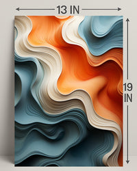 Flowing Colors Poster PosterGoat