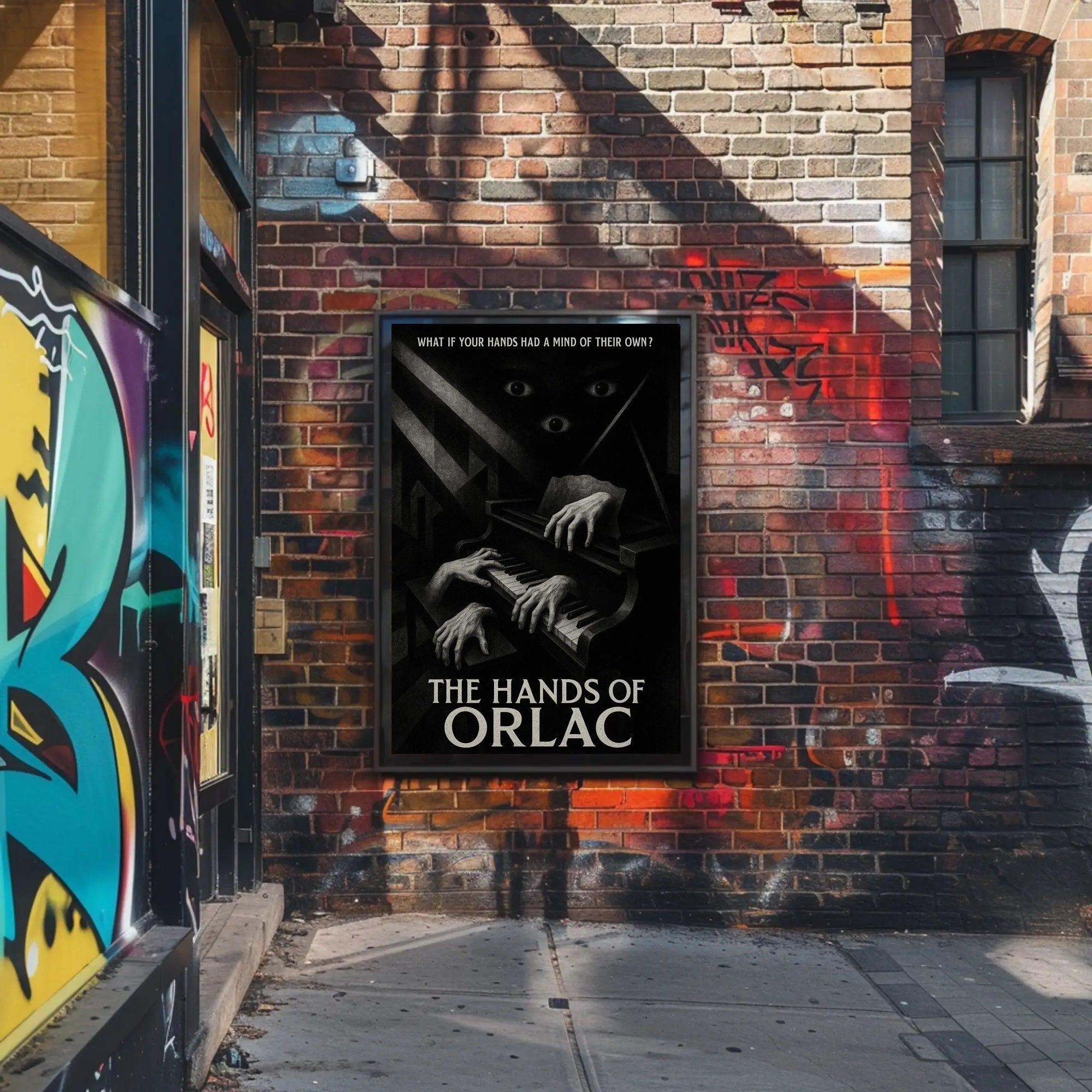 The Hands of Orlac: Abstract or Artistic Poster