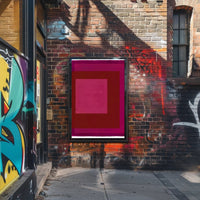 Abstract Shades of Red Poster