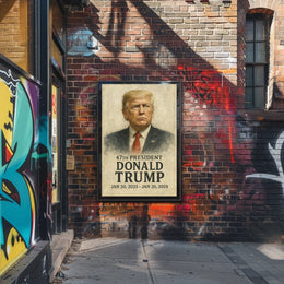 Donald Trump Visionary Expressionism Collector Poster