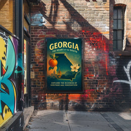 Georgia The Heart Of The South Poster