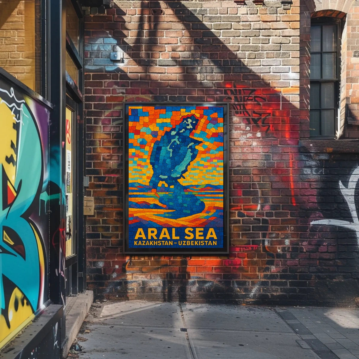 Aral Sea Kazakhstan And Uzbekistan Poster
