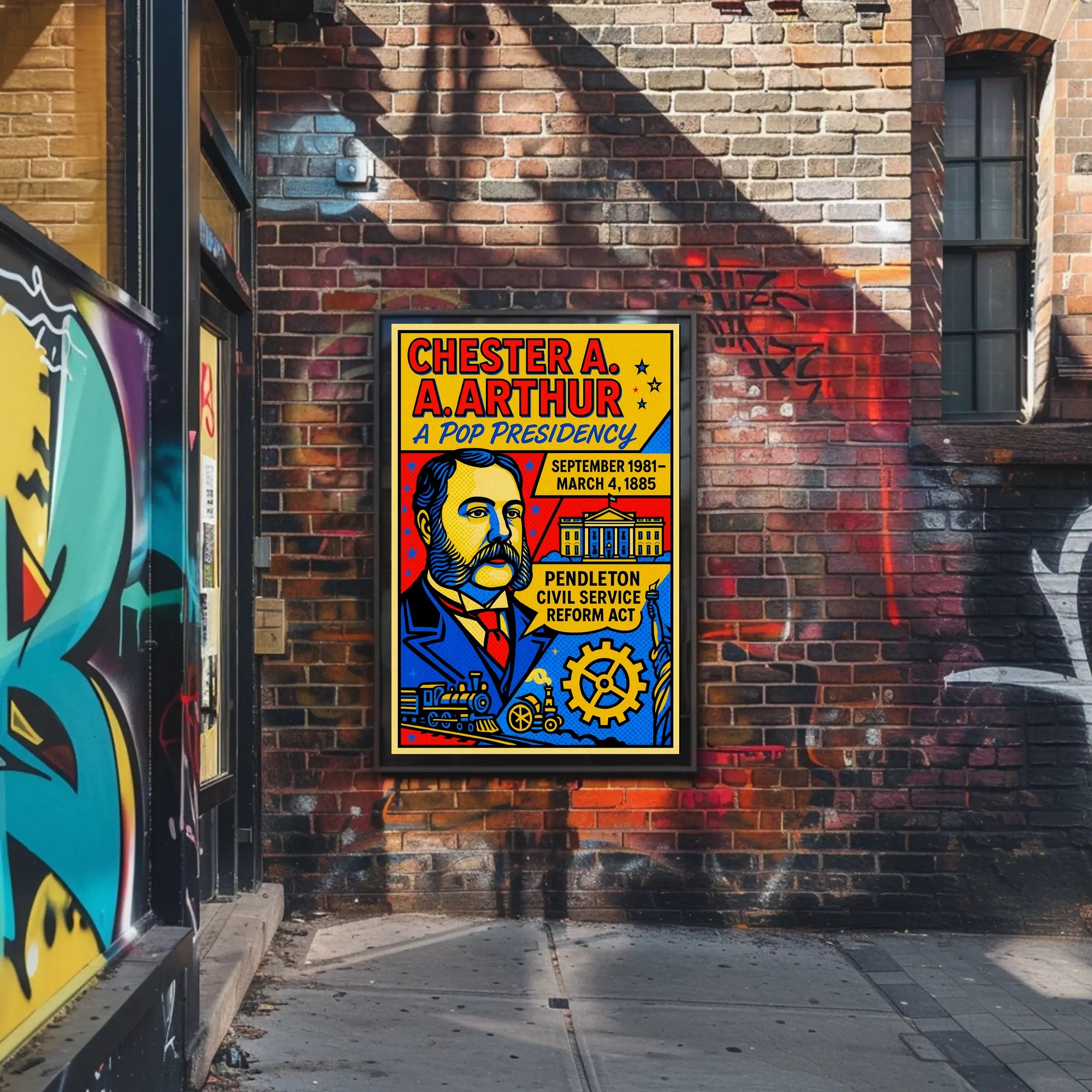 Chester A. Arthur A Pop Presidency Poster PosterGoat