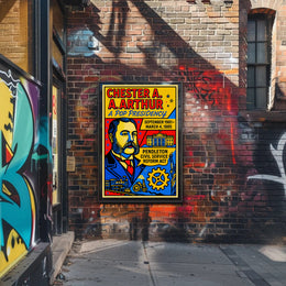 Chester A. Arthur A Pop Presidency Poster PosterGoat