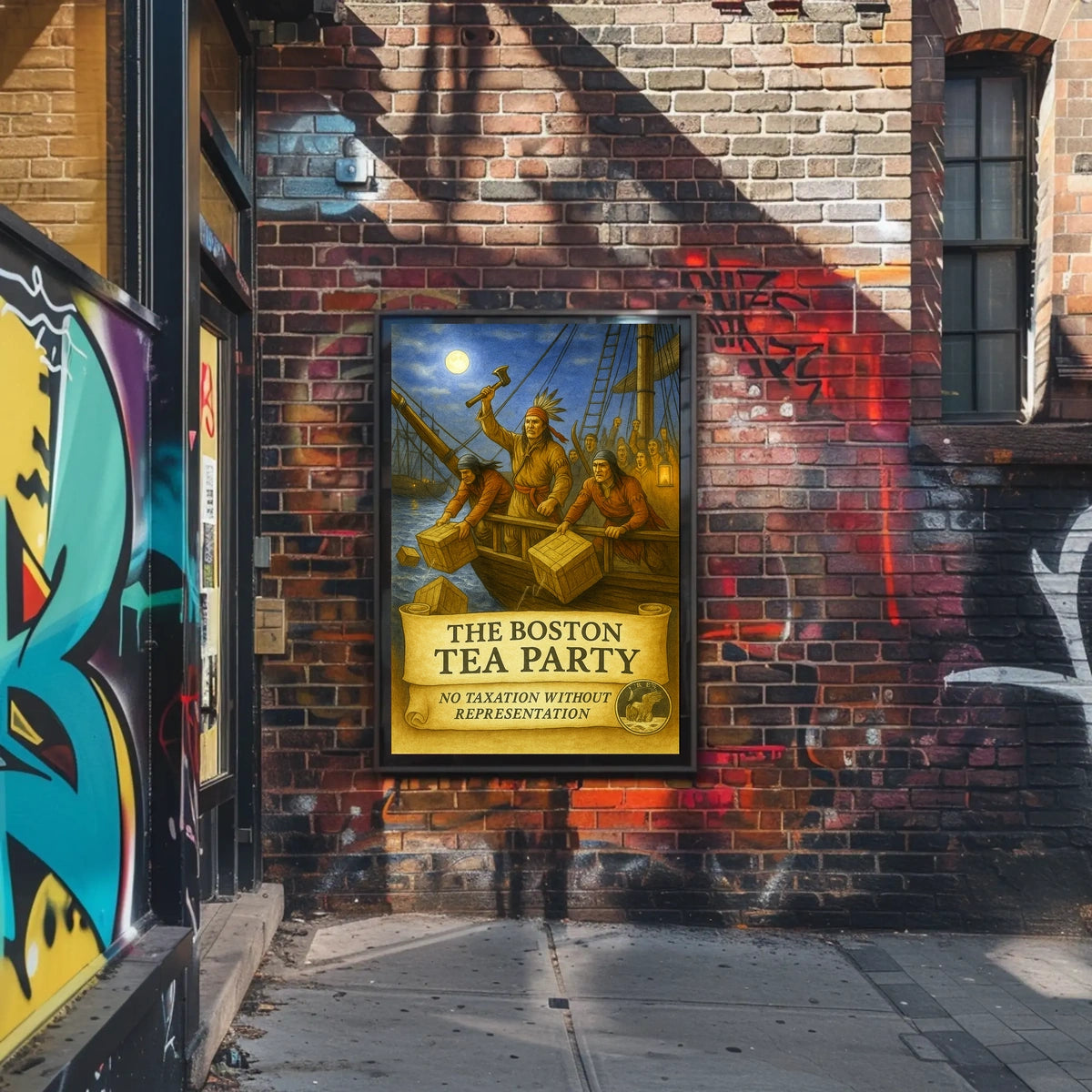 The Boston Tea Party Poster