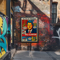 Bill Clinton The Pop Art Presidency Poster